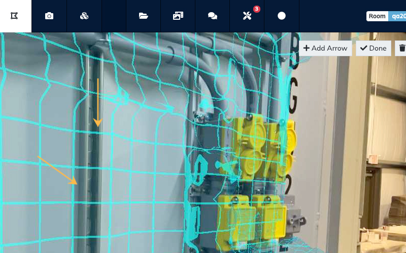 Screenshot from the web demoing AR drawing